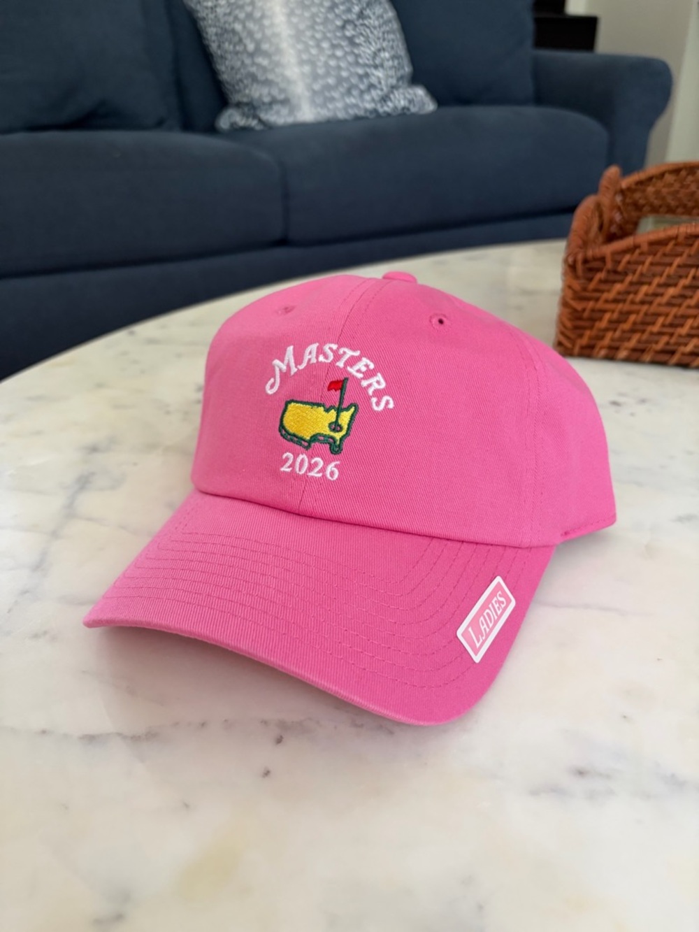 Pink Masters 2026 Embroidered Ladies Golf Cap